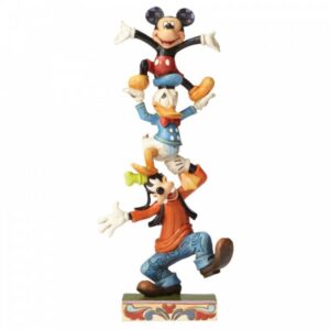 Teetering Tower - Goofy, Donald Duck and Mickey Mouse Figurin