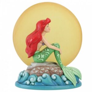 Mermaid by Moonlight - Ariel with Light up Moon Figurine