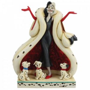 The Cute and the Cruel - Cruella and Puppies Figurine
